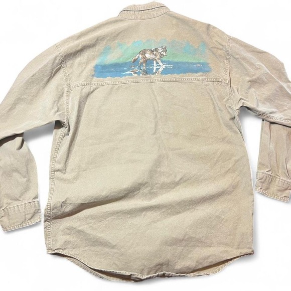 Vintage 90's wrap around Coldwater Creek button-up shirt - Picture 1 of 8